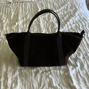 Amerai Suede Chocolate Brown Bag